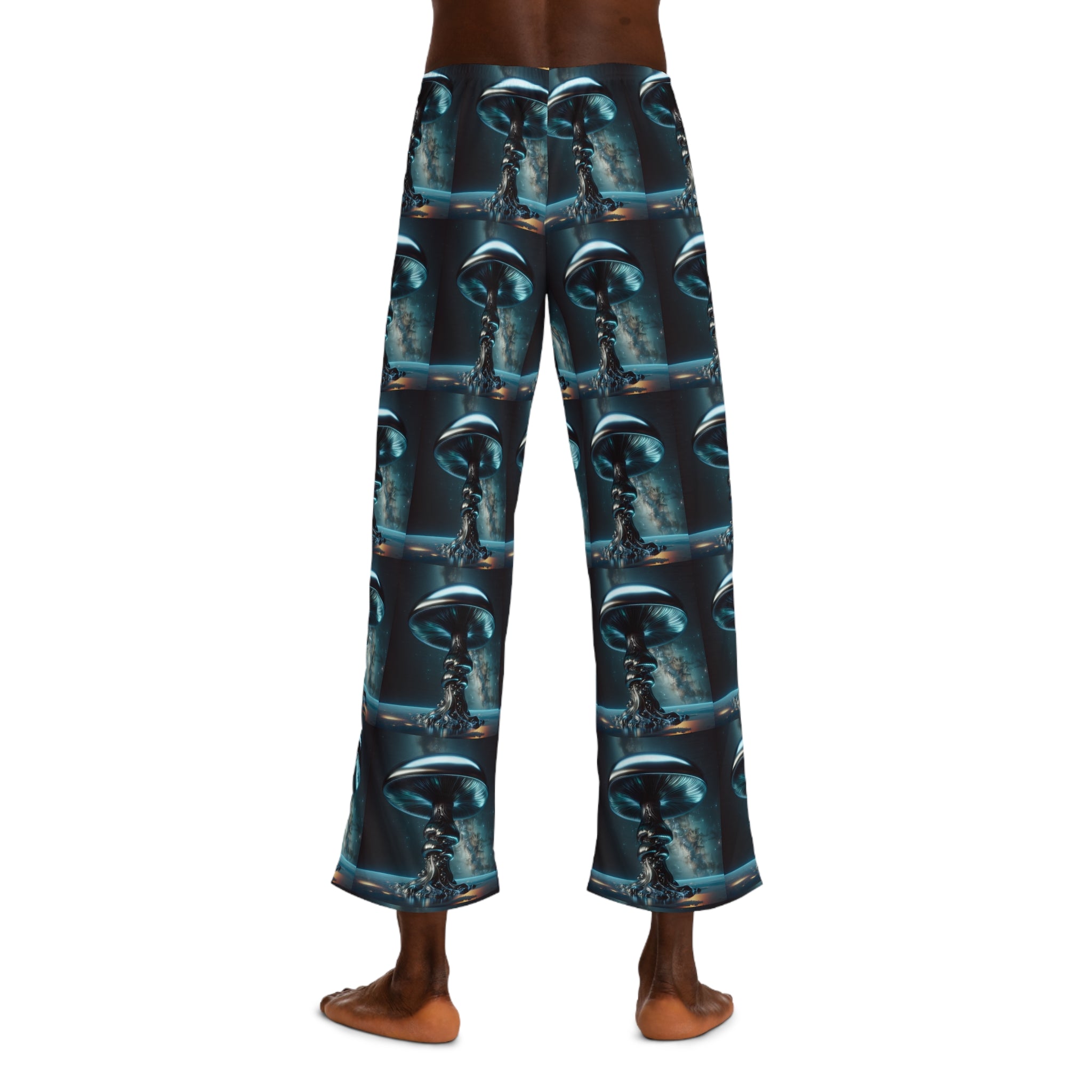 Men's Sci-Fi Pajama Pants, Cozy Nightwear for Dreamers, Cartoonish Sleep Pants, Ideal for Movie Lovers, Great for Gift Giving