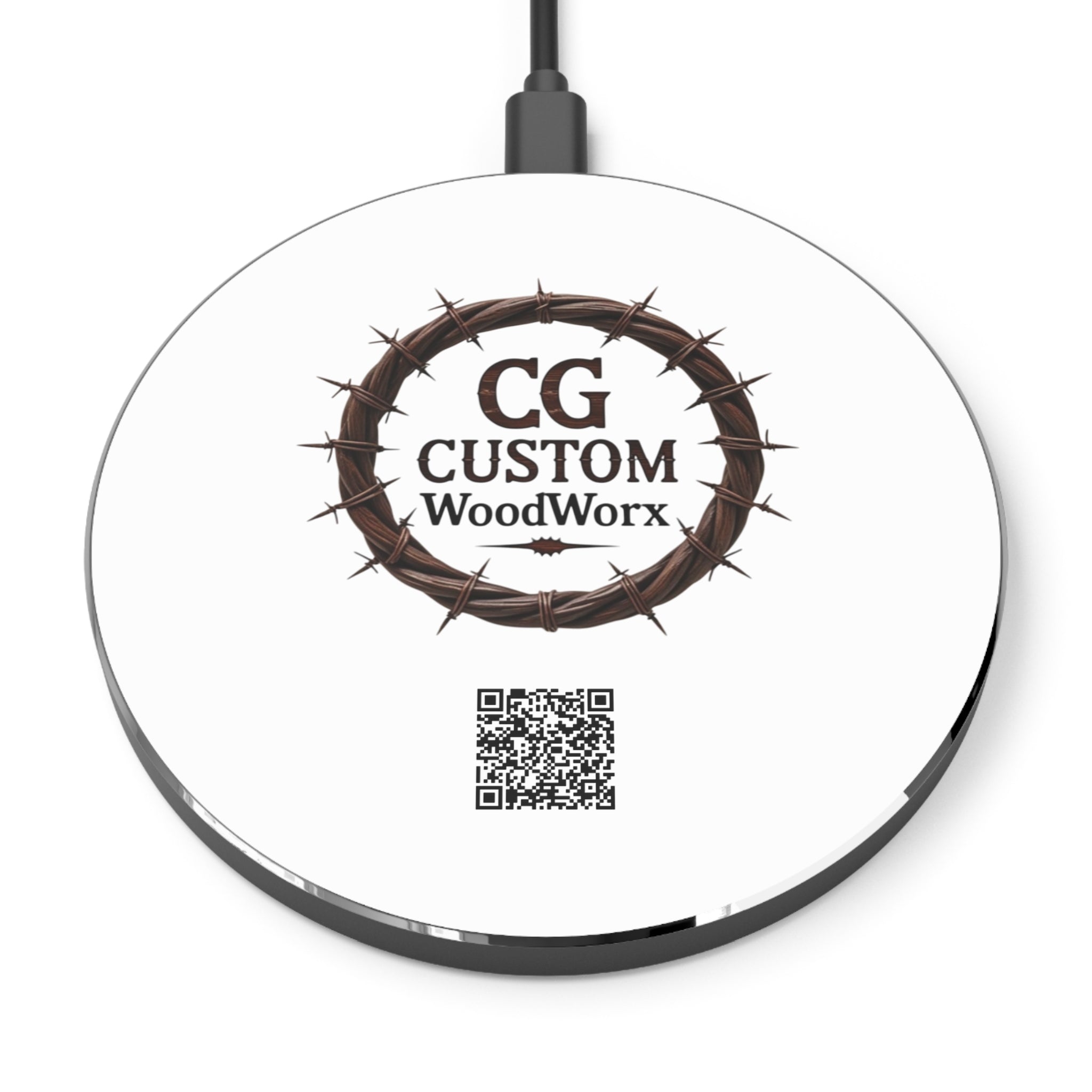 Custom Wood Wireless Charger, Fast Charging Pad, Personalized Gift, Tech Accessory, Home Office Decor, Unique Design